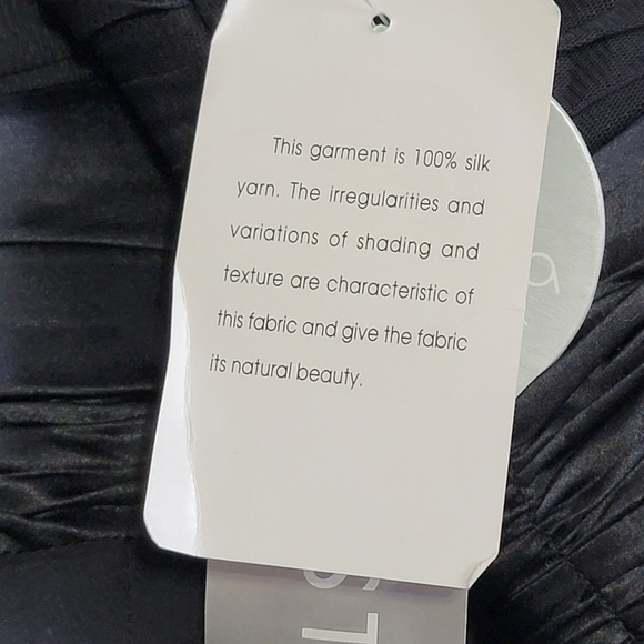 NWT - Nine West Hot 9 Black Silk Strapless Dress - Picture 7 of 8